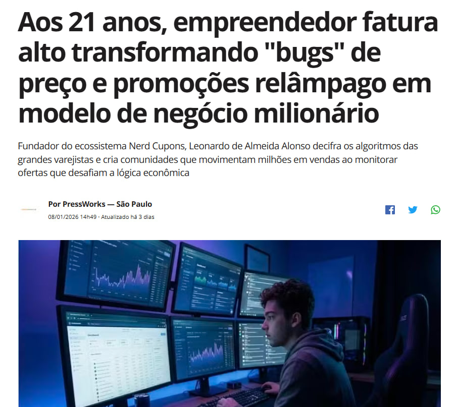 Print da matéria na Globo